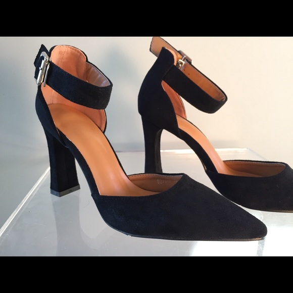 Black Suede Heels - Picture 6 of 14